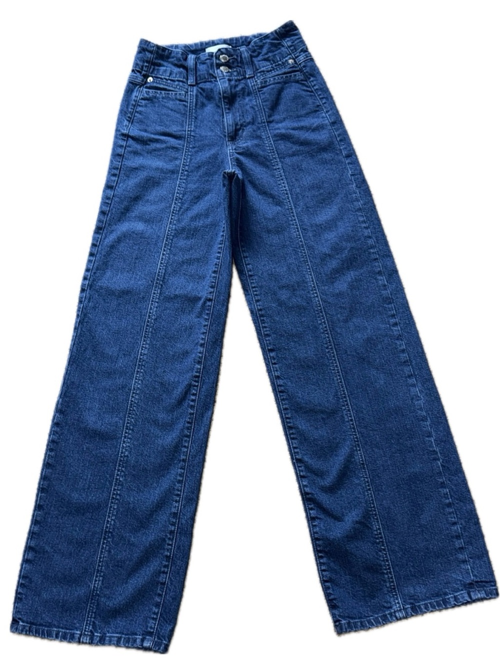 🛼 UNIVERSAL THREAD Women's High Rise Straight Jeans Dark Wash Sz 2R‎